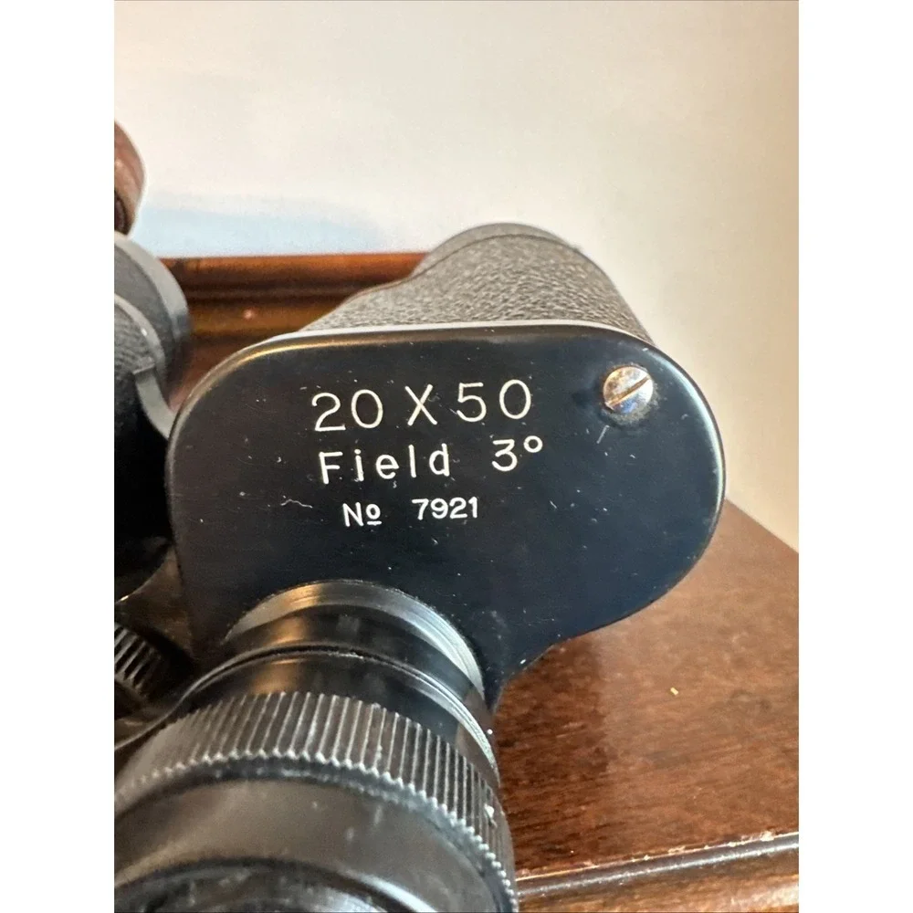 Zenith Coated Optics 20x50 Field 3 No. 7921 Binoculars W/ Storage Case